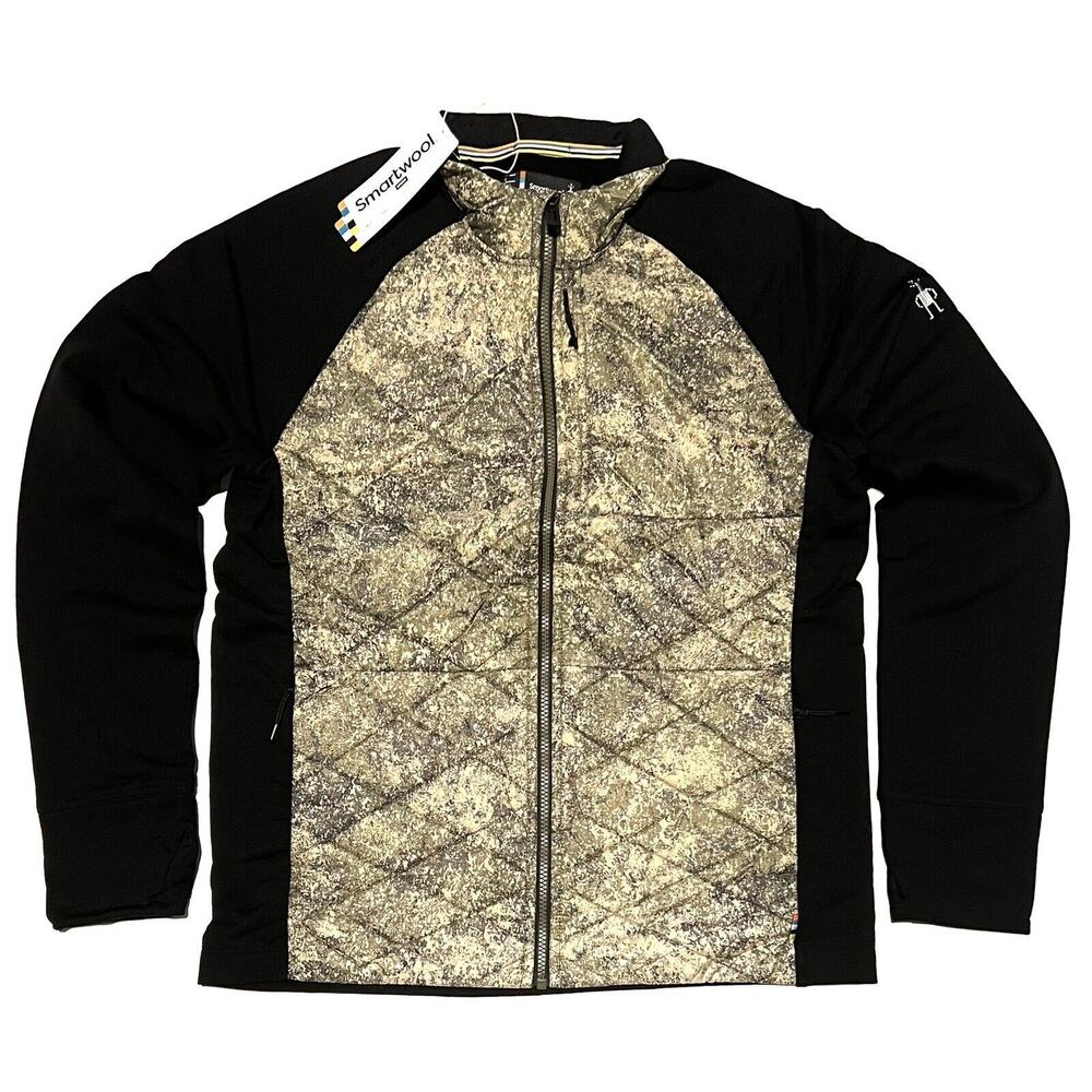 Smartwool Smartloft Jacket Mens sz L Large Full Zip Quilted NWT Texture Camo